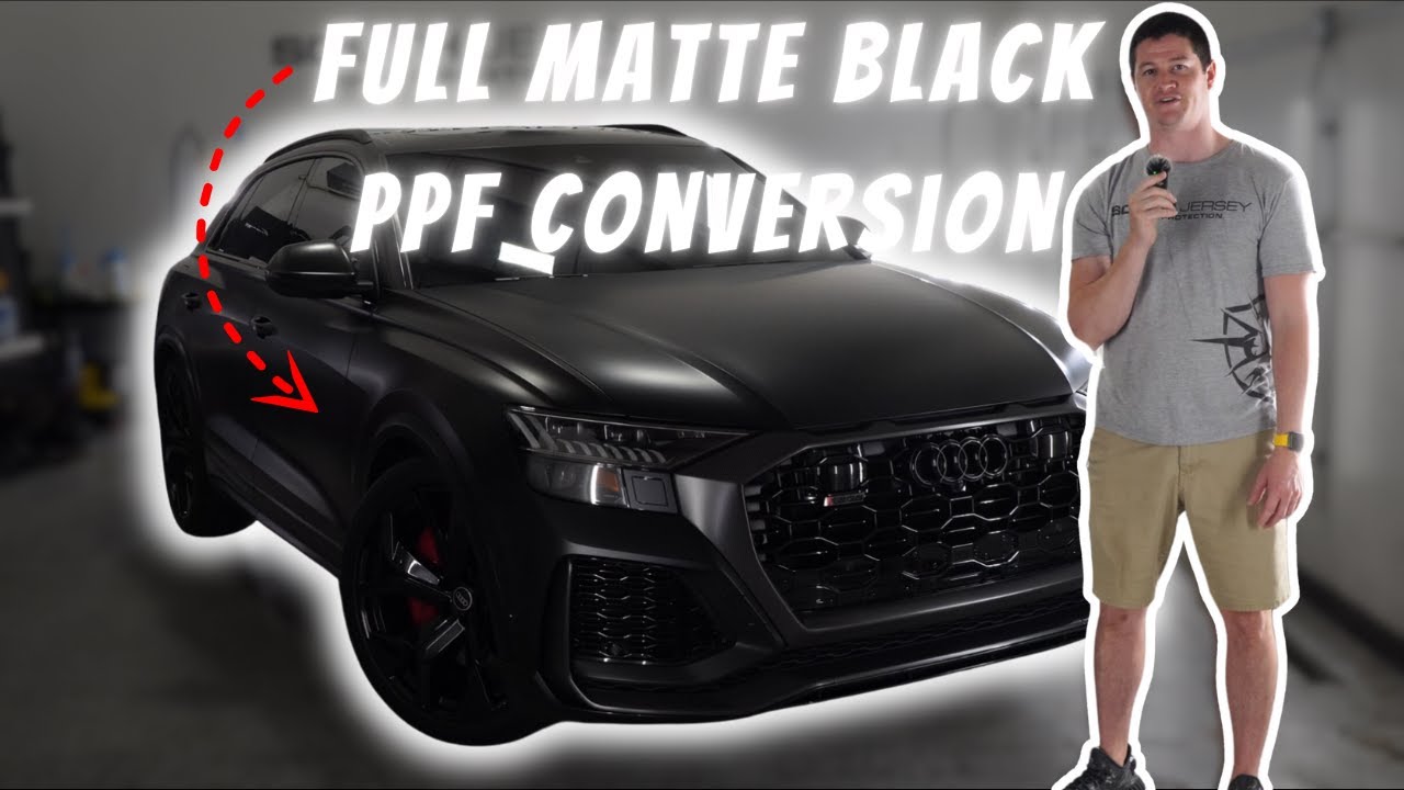 PurePPF Frozen Black PPF Wrap on 2021 Audi RSQ8 | Complete ...