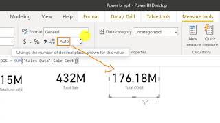 Power BI EP.3 Practice creating tables and writing simple formulas in office style.