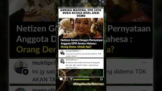 Annisa Mahesa Anggota Dpr 24 Tahun Ini Mengatakan Tidak Takut Di Demo shorts
