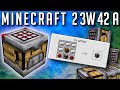 Minecraft snapshot 23w42a  le crafter est incroyable 