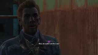 Fallout 4: Freeing Mel from Diamond City's security office, no combat exploit