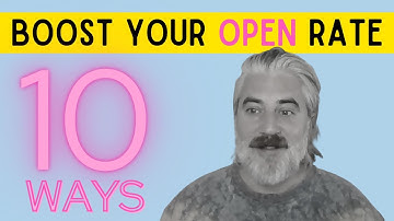 10 Ways To Improve Your Email Open Rate ✉ Book Marketing For Authors