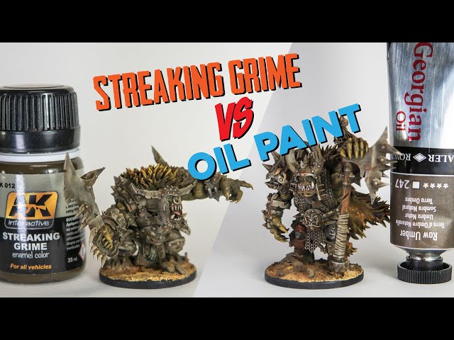 How to use Streaking Grime (and other enamel paints) 