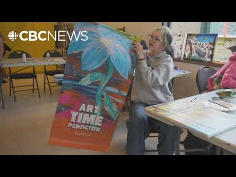 Penticton teens beautifying city streets with banner art project