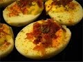 Spicy Bacon Deviled Eggs -   Party Time