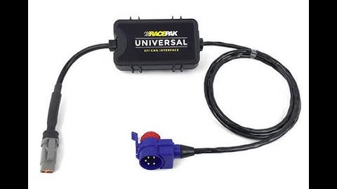 Racepak Universal Efi Can Module interfacing with Holley Dominator
