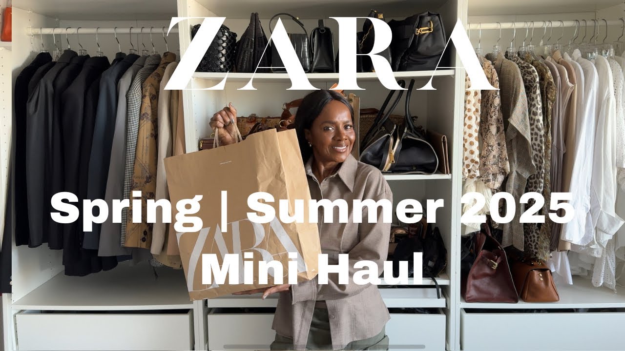 ZARA Mini Haul S/S Preview 2025 | Women Over 50 | Personal Style | Affordable Quality Clothing 