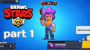 Brawl Stars - Gameplay Walkthrough Part 1 - Shelly: Gem Grab (iOS, Android)