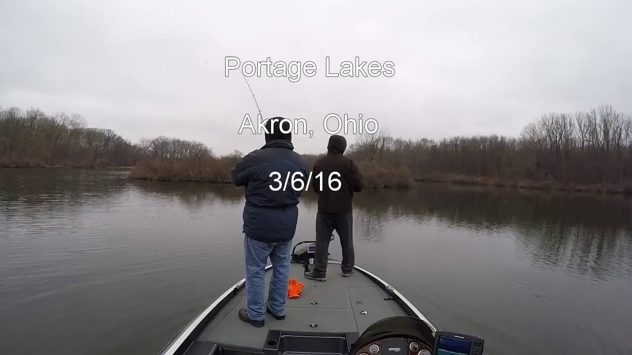 Ohio Bass Fishing with Edgar VanHoose - Portage Lakes 3.6.16