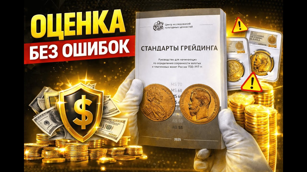 Как не терять деньги на монетах? Стандарты грейдинга