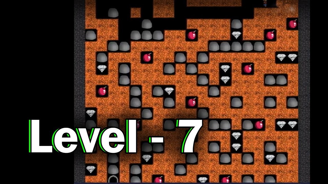 Diamond mine level 7 collected all 30 diamonds