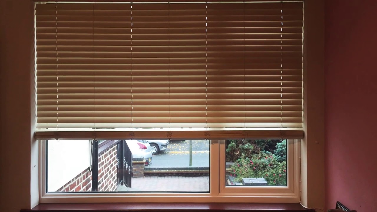 Wood Motorised Blind YouTube