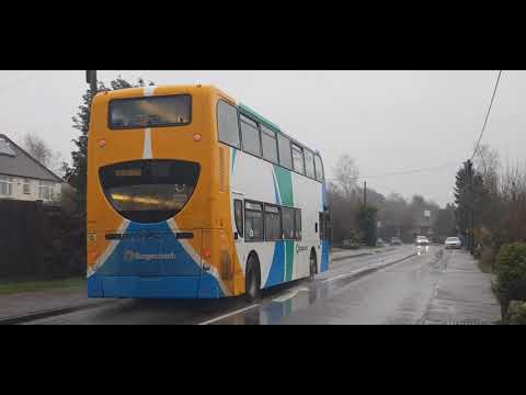Here is the new livery stagecoach bus 19081 on the kite in Normandy ...