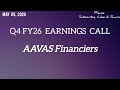 AAVAS Financiers Q4 FY26 Earnings Call | AAVAS Finance Q4FY26 Earnings Concall