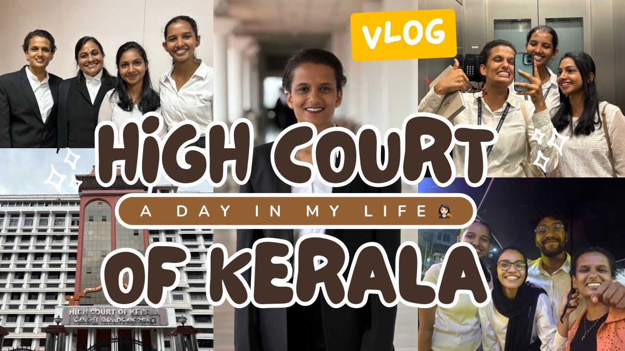 Internship Day in my Life⚖️|My Kerala High Court Experience|Law Student ...