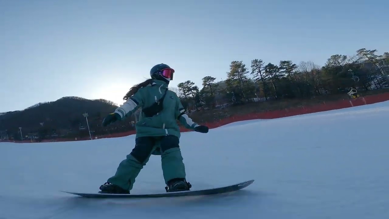 21/22 지산리조트 아이스비비기// 블루/뉴오렌지/실버 //시작과끝은 베이직