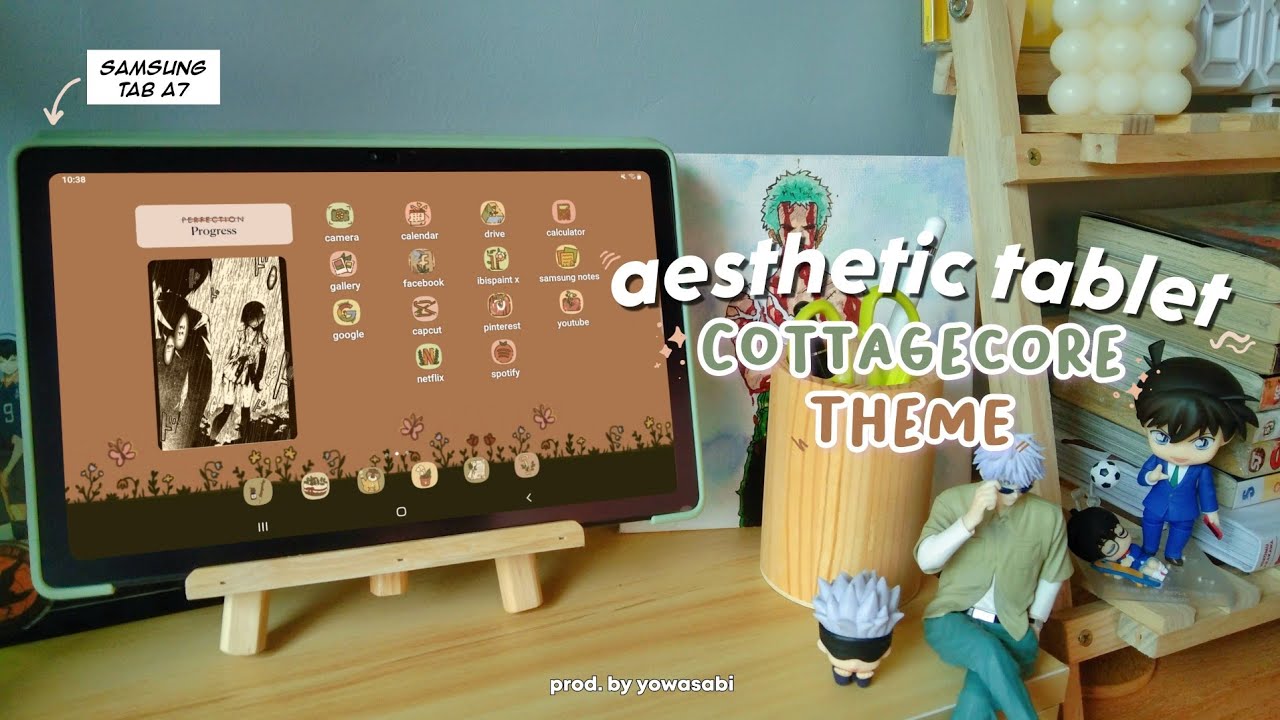 aesthetic tablet homescreen –; 🍂🍄 cottagecore theme