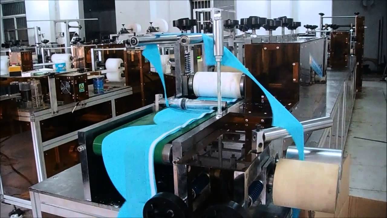 Automatic Disposable 4 Kind Doctor's Cap Machine - YouTube