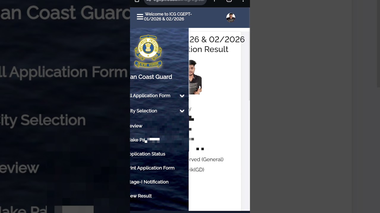 Indian Coast guard Result Out 😱 go and check ✅ Now 