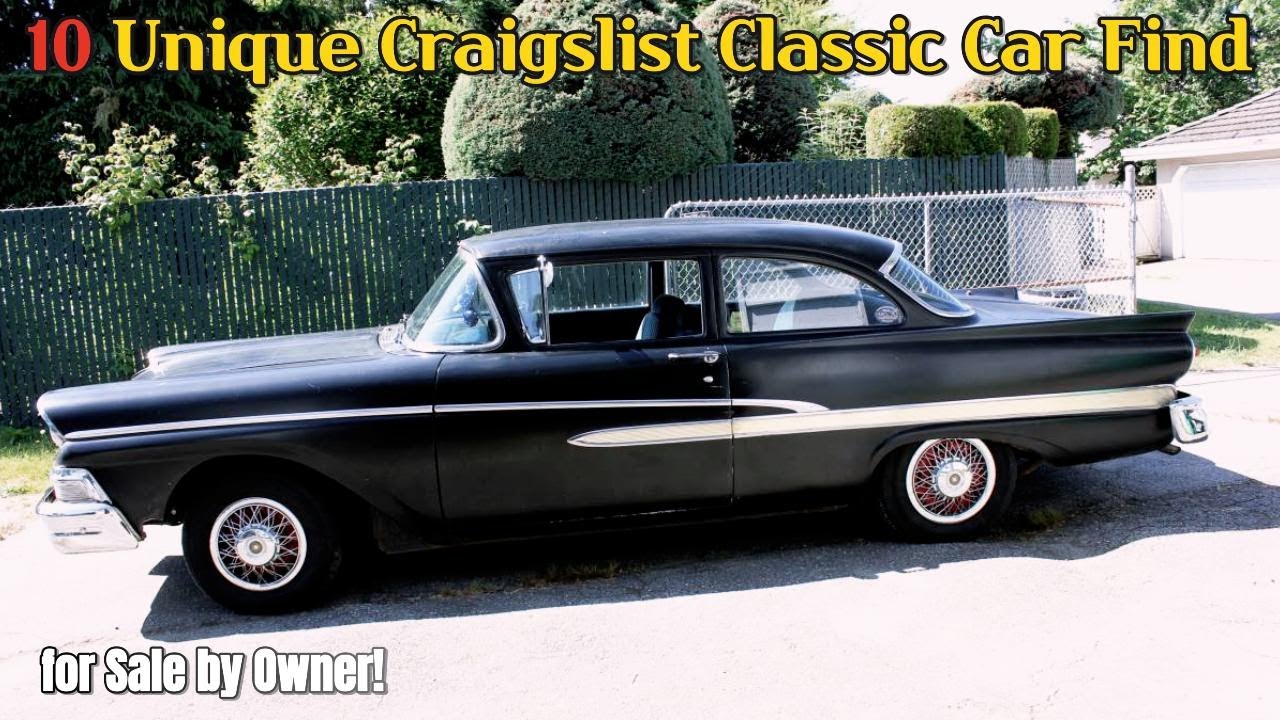 Discover 10 Rare Classic Cars on Craigslist - For Sale by Owner | Get