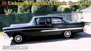 Discover 10 Rare Classic Cars on Craigslist  For Sale by Owner | Get Them Now!