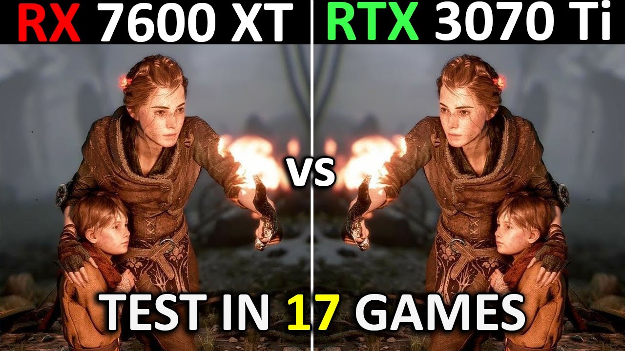 RX 7600 XT 16GB vs RTX 3070 Ti 8GB | Test in 17 Games at 1440p | 2024 ...