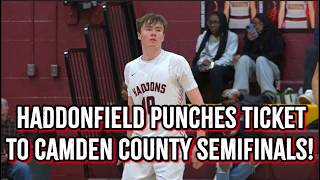Haddonfield 41 Camden Catholic 37 | Camden County Quarterfinal | Mike Douglas Double Double!
