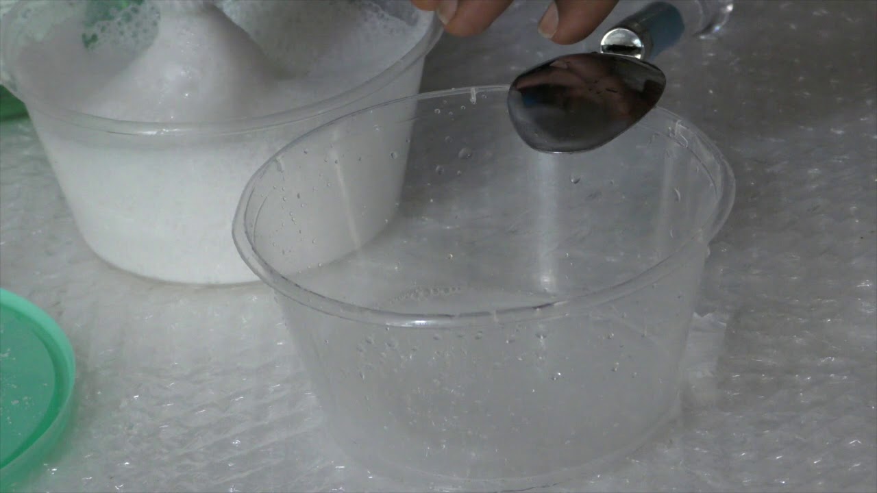 How to make baking Powder slime !! How to make a slime, baking powder