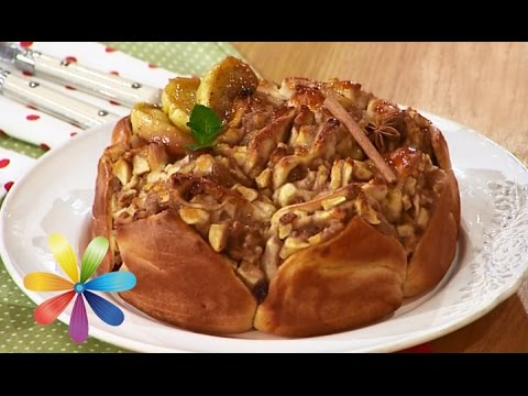 Видео рецепт Яблочно-карамельный хрустик