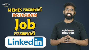 Getting a Job with LinkedIn | Becoming a Full Stack web developer with Entri Elevate Telugu