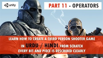 Operators C# Unity | Complete  Unity Game Development From Scratch In Urdu #11