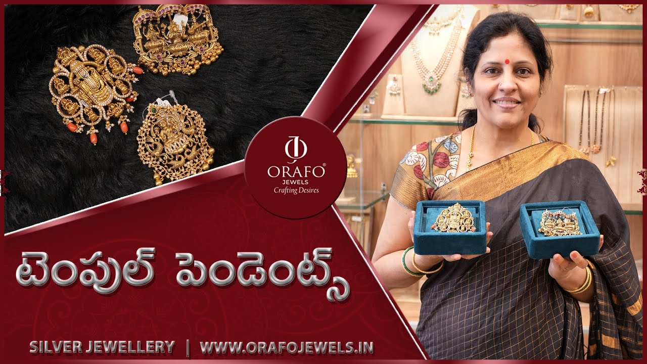 Temple Pendants Collection | Silver Jewellery | www.orafojewels.in ...