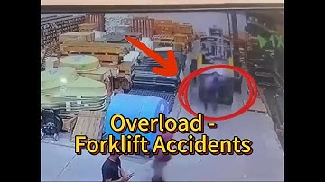 Forklift Accidents Caused by Overloading | Forklift Fails | Forklift Safety | Forklift Accidents