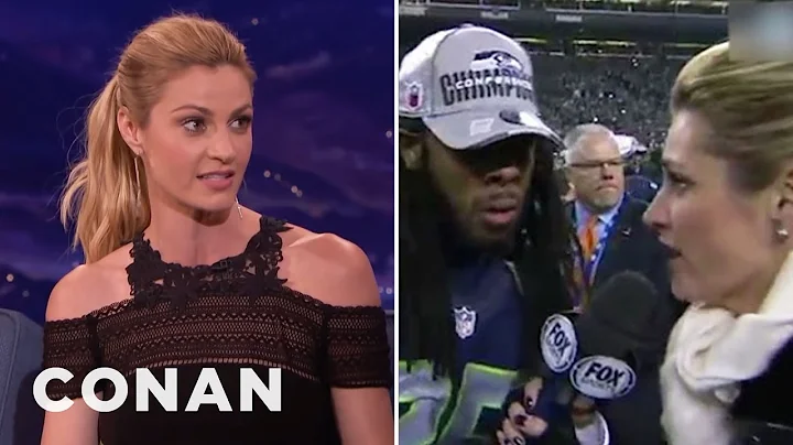 Erin Andrews Crazy Richard Sherman Interview | CON...