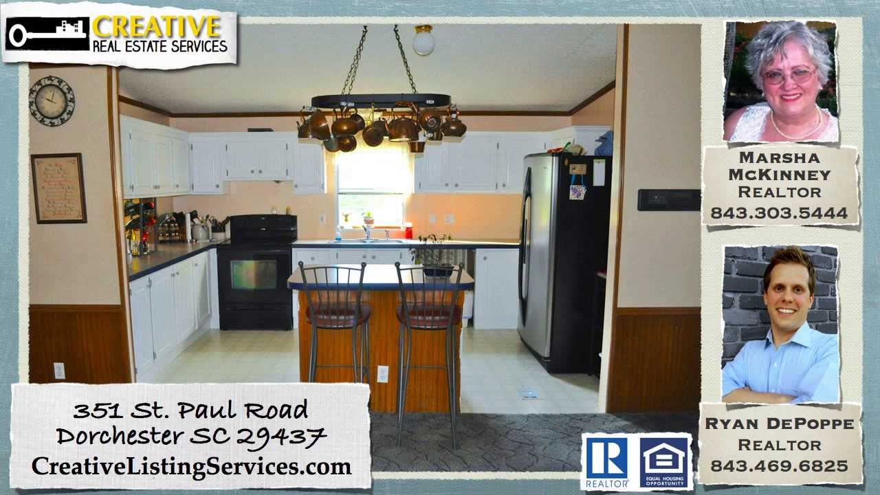 Mobile Homes For Sale Dorchester County SC 351 St Paul Rd Harleyville