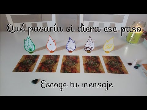Qué pasaría si diera ese paso (Escoge tu Mensaje🦋)~ALQUIMIA LLAMA🔥 tarot world