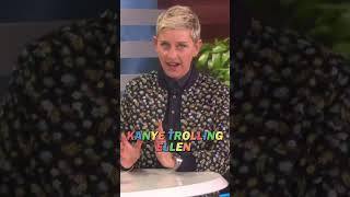 Kanye West Trolling Ellen Degeneres