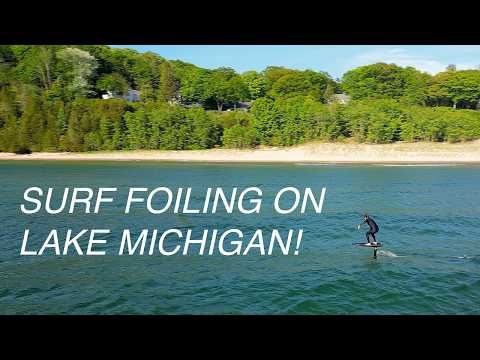 SURF FOILING A LAKE