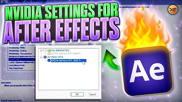 Best NVIDIA Control Panel SETTINGS For Adobe AFTER EFFECTS 2024