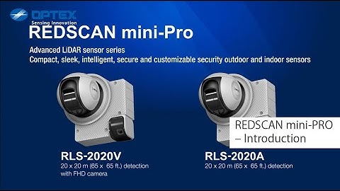 OPTEX – REDSCAN mini-PRO – Introduction