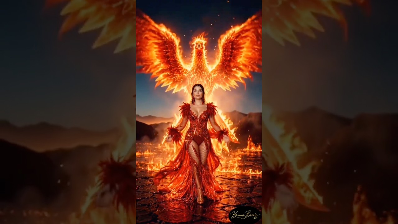 Phoenix 🐦‍🔥- Bianca Bonciu ( Visualizer ) #shorts #biancabonciu #phoenix