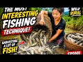 Eps001 The most interesting fishing technique of young girl, Harvesting a lot of fish | Wild Rural