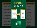Quickly Clean Your Excel List with CTRL + H | Find & Replace Trick!