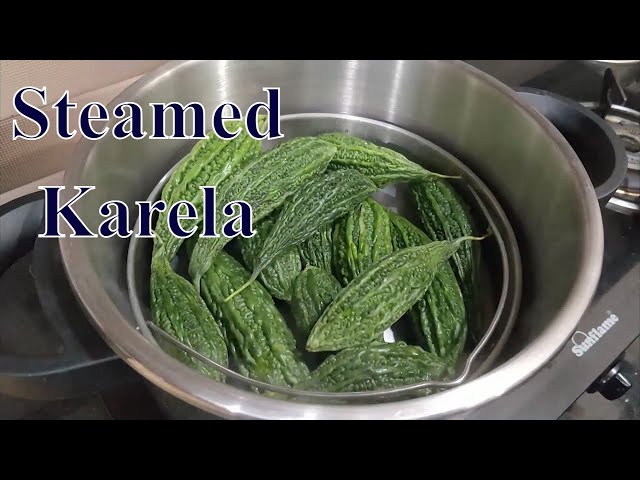 Steamed Karela | भाप से नए तरीके से बनाएं भरवां करेले की सब्जी सूखे मसालों के साथ class=