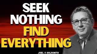 Celebrity JOEL S GOLDSMITH: 7 SECONDS OF STILLNESS That Can Change Everything You Seek Within Profile