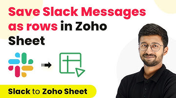 How to Save Slack Messages as Rows in Zoho Sheet - Slack Zoho Sheet Integration