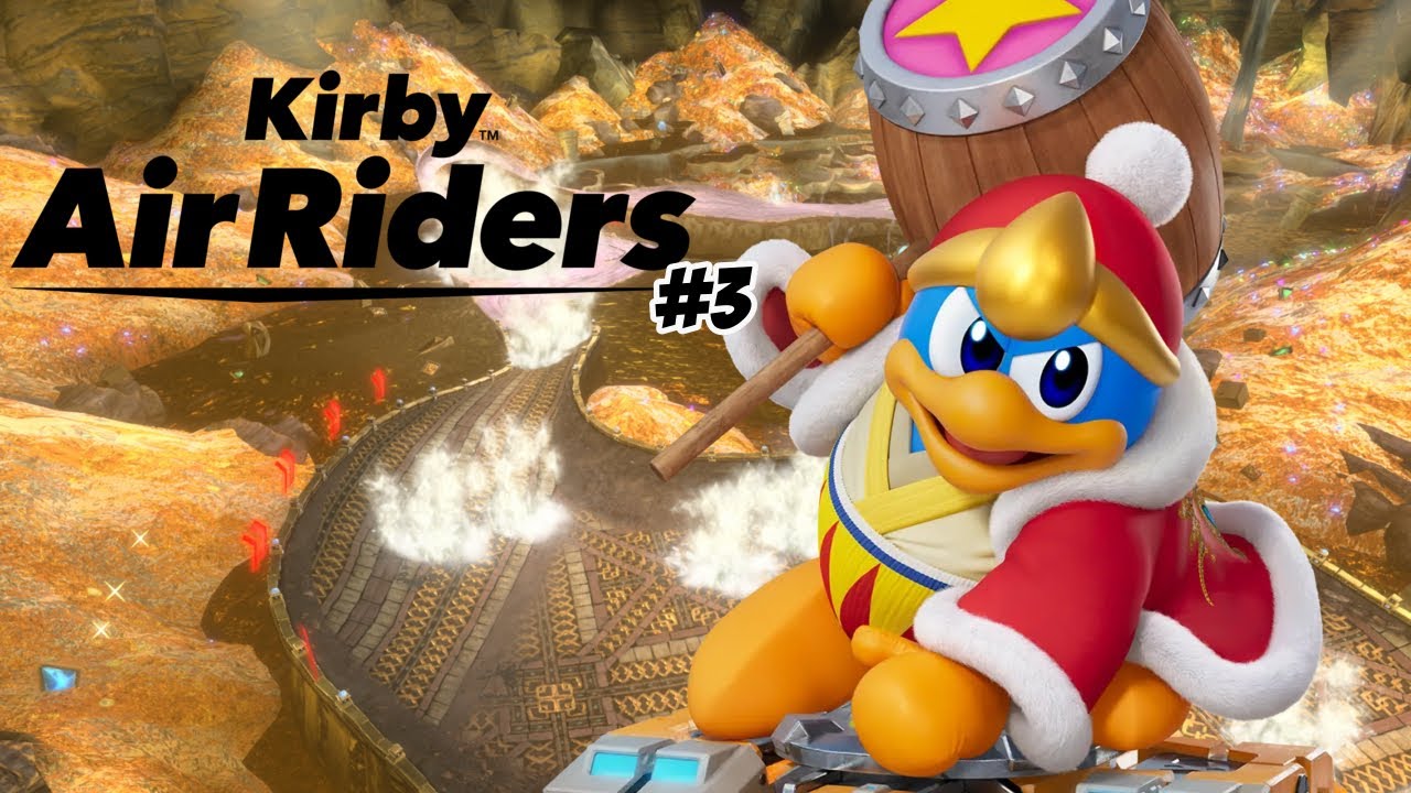 MARX WANTS THE SMOKE NOW HUH??? Kirby Air Riders #3 - YouTube