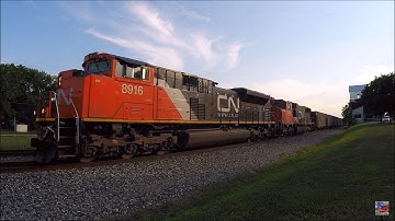 NB Canadian National Empty Coal Drag in Lenexa, KS 7-27-16 6:51pm