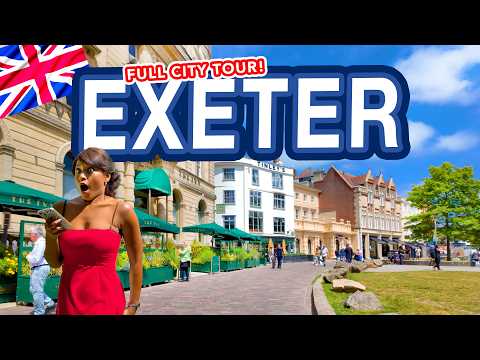 EXETER Tour of INCREDIBLE Exeter City Centre Devon