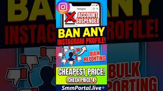 🚫 How to BAN ANY Instagram Account FAST! (Cheapest Trick) 😱 #instagram #viral #trick #reel #trending